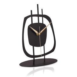 Aberto Design Pietra - Reloj decorativo negro